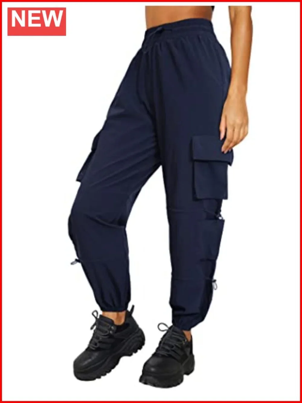 Quick Dry Cargo Pants Lightweight Tactical Hiking Pants with 6 Pockets Elastic